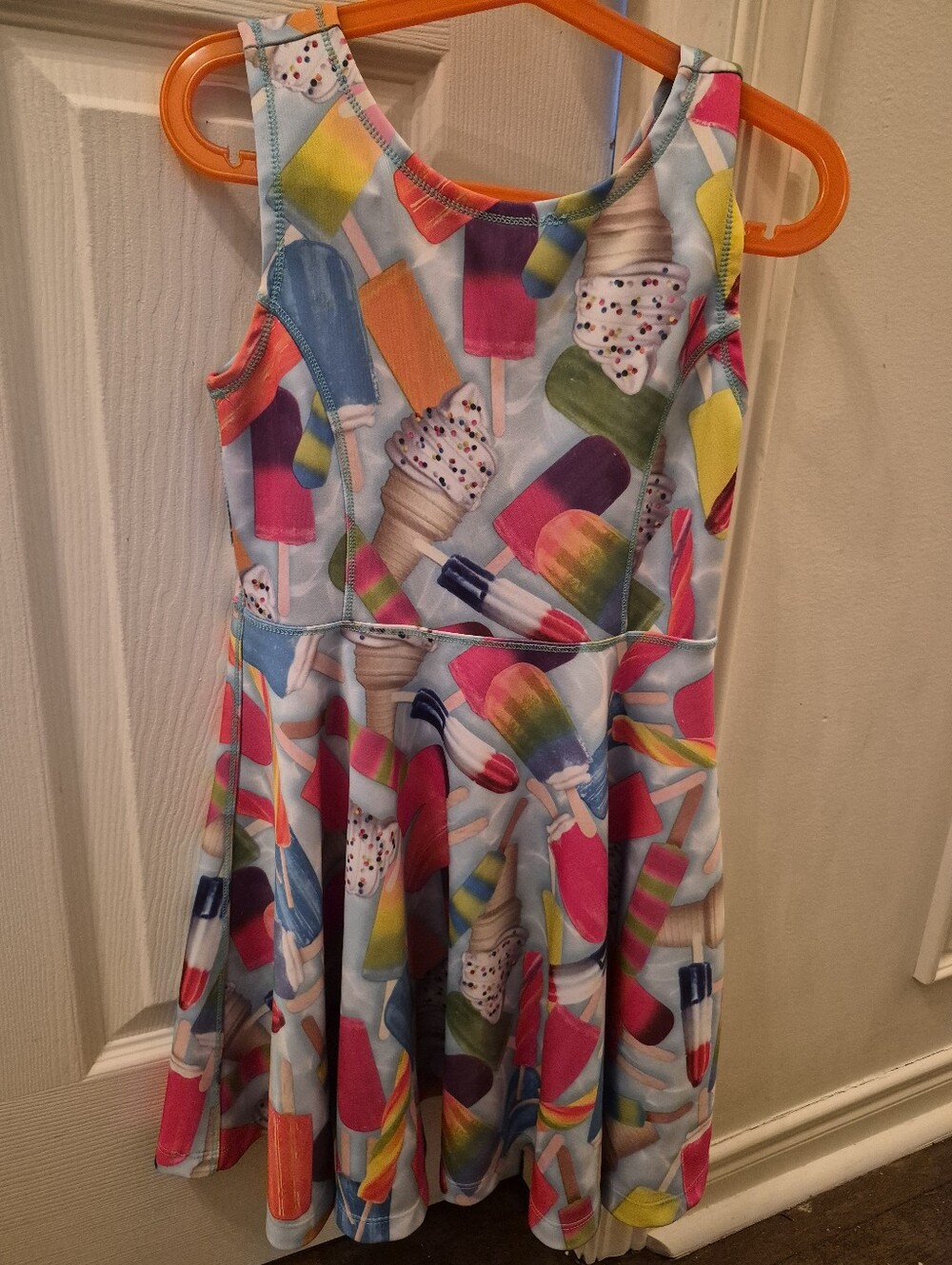Girls' Ice Cream & Popsicle Print Dress - Multicolor Children Place Suze 7-8